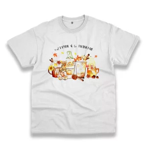 Eat Drink And Be Thankful Gnomes Thanksgiving Vintage T Shirt