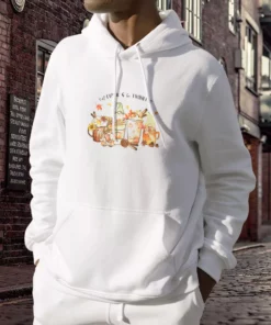 Eat Drink and be Thankful Gnomes Thanksgiving Hoodie 3