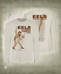 Eels Tour Long Sleeve Crew Neck Shirt 1 Eels Tour Long Sleeve Crew Neck Shirt 2