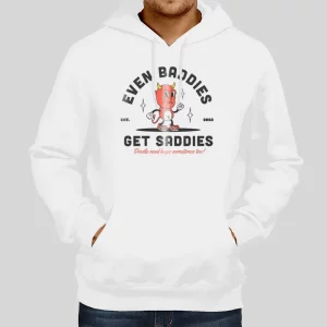 Even Baddies Get Saddies Mental Health Devil Hoodie