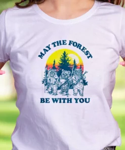 Ewok Sunset May The Forest Be With You Casual Earth Day T Shirt 1 Ewok Sunset May The Forest Be With You Casual Earth Day T Shirt 2