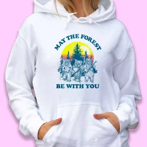 Ewok Sunset May The Forest Be With You Day Earth Day Hoodie