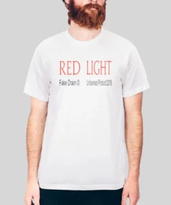 Fake Drain Gang Merch Red Light Hoodie 2
