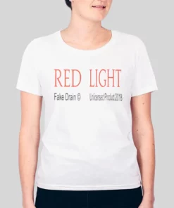 Fake Drain Gang Merch Red Light Hoodie 3