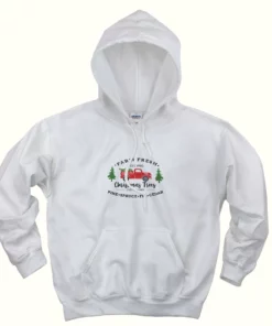 Farm Fresh Christmas Trees Truck Ugly Christmas Hoodie 1