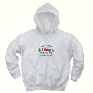 Farm Fresh Christmas Trees Truck Ugly Christmas Hoodie 4