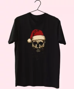 Father Christmas Santa Skull T Shirt Xmas Design 1