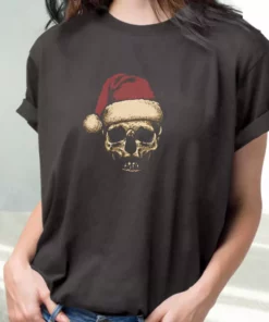 Father Christmas Santa Skull T Shirt Xmas Design 2