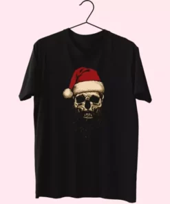 Father Christmas Santa Skull T Shirt Xmas Design 4