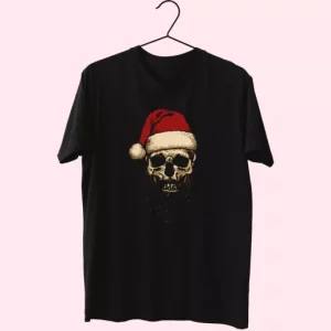 Father Christmas Santa Skull T Shirt Xmas Design 4