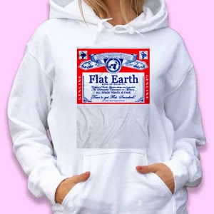 Flat King Of Reality Day Earth Day Hoodie