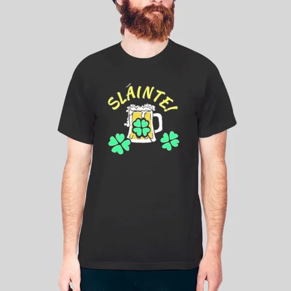 For Irish Gaelic St Paddy’s Day Fun Slainte Hoodie