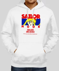 For Love And Justice Sailor Moon Hoodie 1