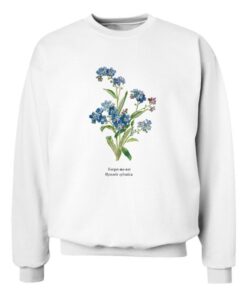 Forget me not Mysotis Sylvatica Sweatshirt 1