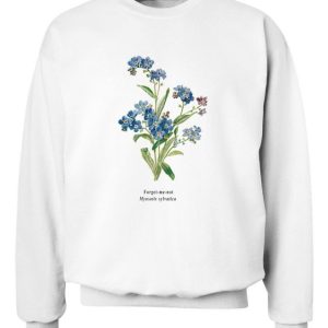 Forget me not Mysotis Sylvatica Sweatshirt