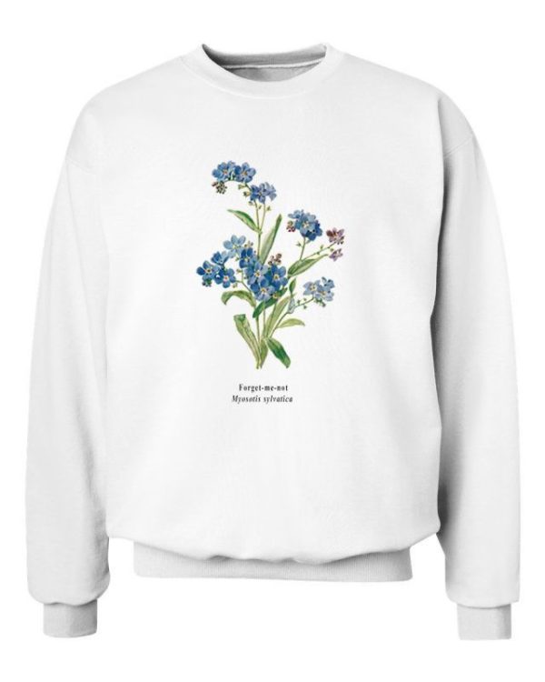 Forget me not Mysotis Sylvatica Sweatshirt