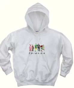 Friends Christmas Movie Watching Ugly Christmas Hoodie 1