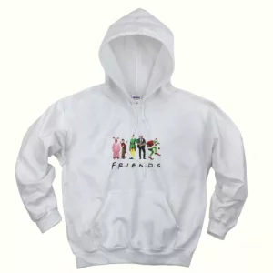 Friends Christmas Movie Watching Ugly Christmas Hoodie 4