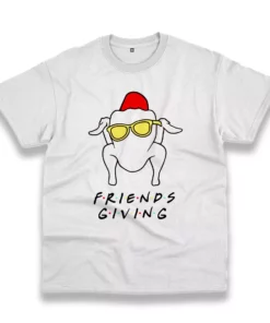 Friends Giving Parody Thanksgiving Vintage T Shirt 1