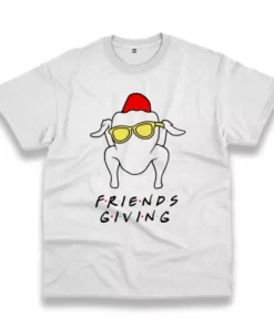 Friends Giving Parody Thanksgiving Vintage T Shirt 4