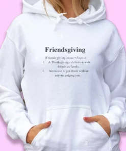 Friends Giving Turkey Head Thanksgiving Hoodie 2