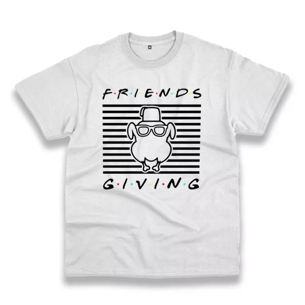Friends Giving Turkey Head Thanksgiving Vintage T Shirt