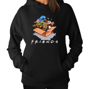 Friends Yoda Toothles Gizmo Stitch And Groot Hoodie