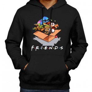 Friends Yoda Toothles Gizmo Stitch And Groot Hoodie 3