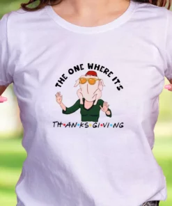 Friendsgiving Meaning Thanksgiving Vintage T Shirt 2