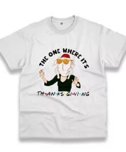 Friendsgiving The One Where ItS Thanksgiving Vintage T Shirt 1