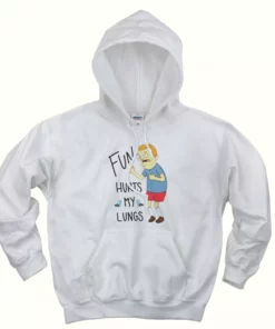 Fun Hurts My Lungs Rudy Bobs Burger Thanksgiving Hoodie 1