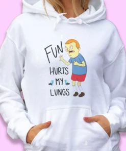 Fun Hurts My Lungs Rudy Bob's Burger Thanksgiving Hoodie 1 Fun Hurts My Lungs Rudy Bobs Burger Thanksgiving Hoodie 2