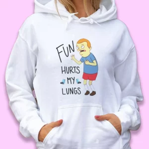 Fun Hurts My Lungs Rudy Bob’s Burger Thanksgiving Hoodie