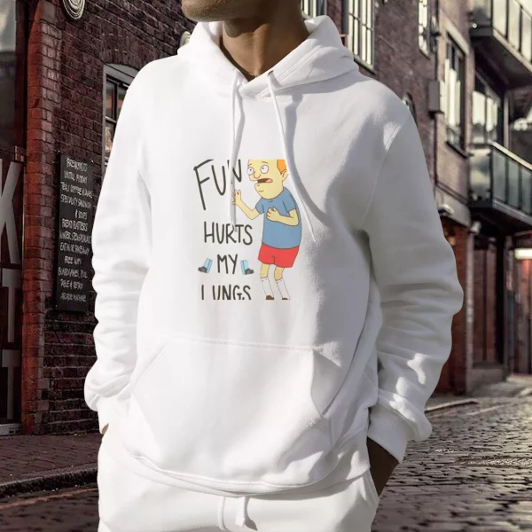 Fun Hurts My Lungs Rudy Bob’s Burger Thanksgiving Hoodie