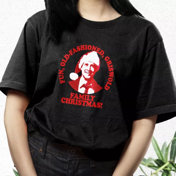 Fun Old Fashioned Griswold Family Christmas T Shirt Xmas Design