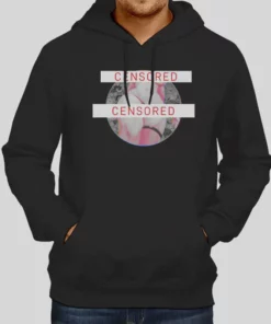 Funny Anime Censored Sexy Hanime Hoodie 1