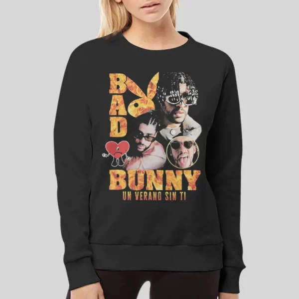 Funny Bad Bunny Playboy Hoodie