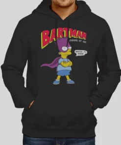 Funny Bartman Bart Hoodie 1