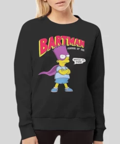 Funny Bartman Bart Hoodie 2
