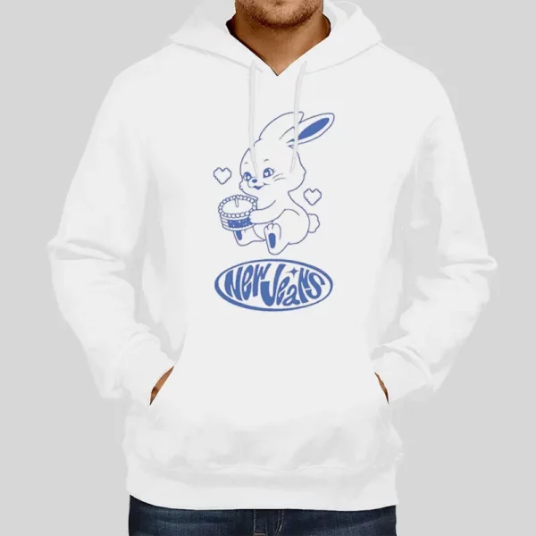 Funny Bunny Tokki New Jeans Hoodie