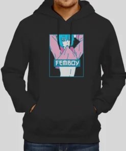Funny Gay Yaoi Anime Femboy Hoodie 1