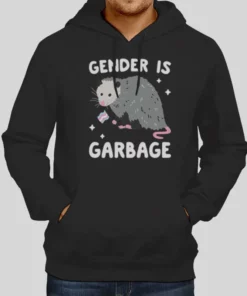 Funny Gender Is Garbage Dysphoria Hoodie 1
