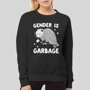 Funny Gender Is Garbage Dysphoria Hoodie 4