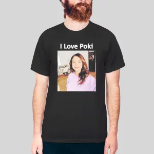 Funny I Love Pokimane Valentine Hoodie