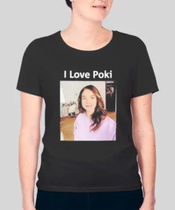 Funny I Love Pokimane Valentine Hoodie 3