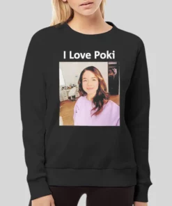 Funny I Love Pokimane Valentine Hoodie 4