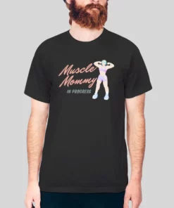 Funny In Progress Muscle Mommy Hoodie 2