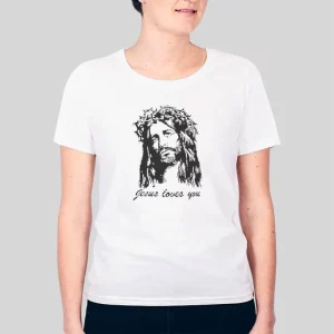 Funny Jesus Loves You Hoodie 3