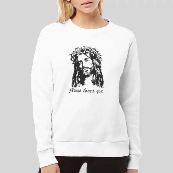 Funny Jesus Loves You Hoodie