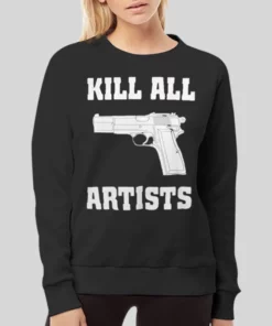 Funny Kill All Artists Hoodie 2